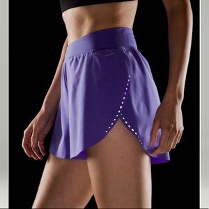 RARE lululemon find your pace shorts (size 6/charged indigo)